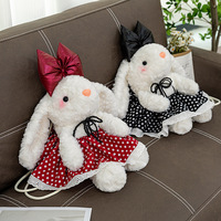 Jouets en peluche lapin doux et adorables en gros, décoration d'anniversaire, cadeaux pour la fête des mères et la Saint-Valentin, animaux en peluche lapin, poupées, jouets