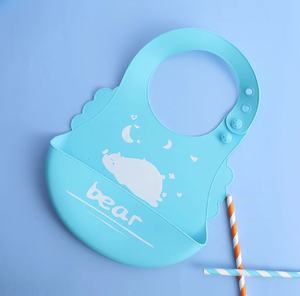 2022 populaire bébé silicone <span class=keywords><strong>bavoir</strong></span> dessin animé en trois dimensions imperméable doux bébé <span class=keywords><strong>bavoir</strong></span> - Product Image 6