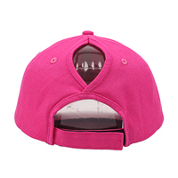 Nueva Gorra de Béisbol con Espacio para Cola de Caballo para Mujer, Gorra sin Espalda con Abertura para los Dedos