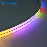 Tira de Silicona Flexible Inteligente RGB DC24V, 60 LED/m, IP67 Impermeable, Certificación CE, Regulable, 2 Años de Garantía, para Hoteles, Fiestas, Exteriores