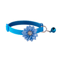 Collier en nylon souple multicolore de 1,0 cm avec clochette pour animaux de compagnie, accessoires de bijoux réglables pour chiens et chats, pour chiots et chatons - Vente en gros