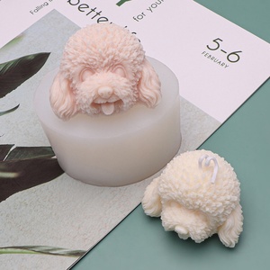 Moule en silicone 3D en gros pour bougies animales, moule en silicone DIY pour bougies Teddy, pour décoration intérieure, moule pour bougies parfumées et pour résine - Product Image 5