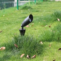 Projecteur LED sur pied tout en cuivre, étanche IP65, pour jardin extérieur, pelouse, arbre