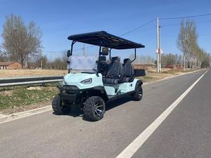 Nouvelle voiturette de golf d'exportation avec lecteur multimédia à navigation vocale et ports de charge – Véhicule de patrouille pratique pour les terrains de golf - Product Image 2