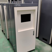 Armoire mobile pour panneaux solaires, batterie solaire 48V 100Ah, disjoncteur, alimentation, électronique et instruments, très vendue