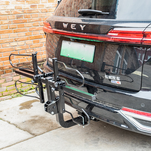 <span class=keywords><strong>Portabici</strong></span> in Acciaio Resistente da Montare sul Gancio Traino per Auto, <span class=keywords><strong>SUV</strong></span> e Camion - Contiene 2 Biciclette fino a 60kg per Avventure all'Aperto - Product Image 5