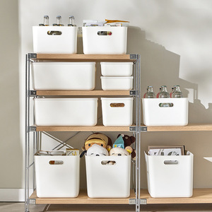 Wholesale Plastic Storage Box Organizer Cabinet Home Decor Organizer Heavy Duty Stackable Storage Organizer Box