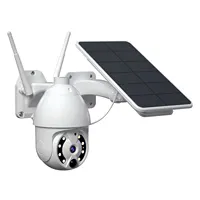 Vanci 4G Tuya 2MP 5W güneş şarj PIR hareket su geçirmez PTZ kablosuz güvenlik kamera