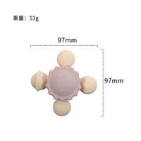 Nouveauté : Jouet sensoriel en silicone à ventouse pour tout-petits, idéal pour chaise haute, bain, voiture, avion, voyage, cadeau d'anniversaire