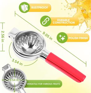 <b>Top</b> Seller Yuou SJY-0306-43 Novelty Design Manual Eco-friendly Premium Stainless Steel Lemon Lime Squeezer Customizable Logo - Product Image 1