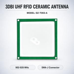 Antenne RFID UHF à polarisation circulaire, gain RFID 3dBi, 902-928 MHz, antenne de lecteur DZ-T003-A - Product Image 1