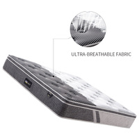 Lit orthopédique de taille king queen matelas en mousse à mémoire de forme en latex dans une boîte Matelas à ressorts ensachés à 5 zones Hôtel 5*6