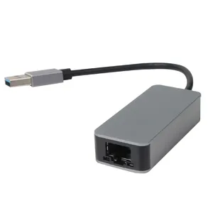 VCOM kabel adaptor LAN 2500Mbps, kabel USB jaringan eksternal berkabel USB ke RJ45 untuk ponsel dan komputer