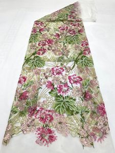 Long lanh sáng bóng tessuto ricamato di paillettes vải tuyn thoải mái hoa ren thêu Lady Wedding Dress vải - Product Image 6