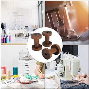 Bobine di legno bobine vuote bobine di legno non finite bobine di tessitura a filo - Product Image 6