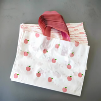 Sacs de transport souples transparents en LDPE avec logo imprimé, sacs en plastique pour l'emballage de vêtements, de sous-vêtements et de chaussures, sac à poignée soudée