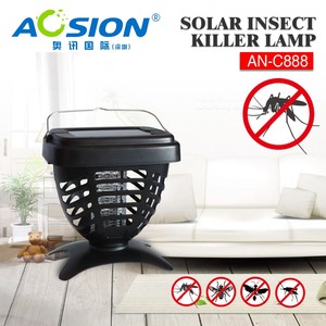 2024 di động ngoài trời vườn năng lượng mặt trời Thuốc đuổi côn trùng có thể sạc lại điện tử muỗi Killer đèn với muỗi Zapper - Product Image 2