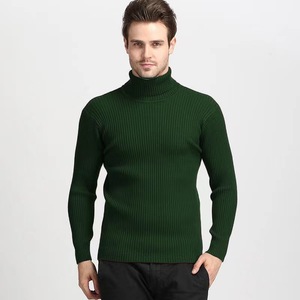 Suéter de <span class=keywords><strong>cuello</strong></span> <span class=keywords><strong>alto</strong></span> de otoño e invierno para <span class=keywords><strong>hombre</strong></span>-Venta al por mayor transfronteriza, raya sólida/vertical informal, talla Europea americana - Product Image 3