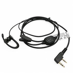 Auricular Walkie Talkie con PTT para Kenwood NX-1200 NX-1300 Baofeng UV-5R BF-888S, Auricular Profesional de Seguridad - Product Image 1