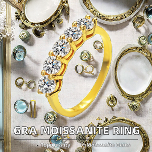 Fine Jewel GRA Certified VVS1 Diamond Moissanite High Quality 925 <b>Sterling</b> <b>Silver</b> Claw Set Ladies Wedding <b>Engagement</b> <b>Ring</b> - Product Image 3