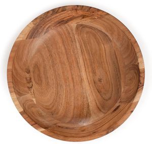 Ciotola di frutta decorativa artigianale con piedi in legno per pranzo, servizio e decorazioni per la casa per frutta, snack, Display centrotavola - Product Image 3