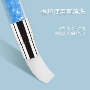 Dual Tipped <b>Silicone</b> Nail Sculpture Pen Rhinestone Acrylic Carving Dotting Manicure <b>Tool</b> - Product Image 4
