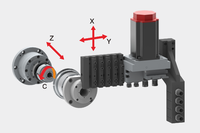 Tour CNC automatique de type suisse YH1120II, 3 axes, pour découpe longitudinale de métaux, idéal pour les petites pièces de tiges, mini-tour
