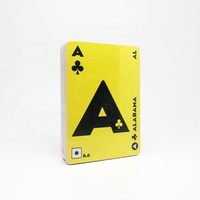 Cartes à jouer publicitaires personnalisées de haute qualité, grand format, écologiques, coins arrondis, usage familial, double face, durables, personnalisables