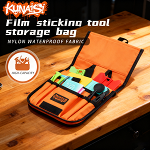 Bolsa Oxford Multibolsillos KUNAISI, Bolsa para Herramientas <span class=keywords><strong>de</strong></span> Coche, Cinturón, Ligera, Duradera, con Placa Metálica - Product Image 3