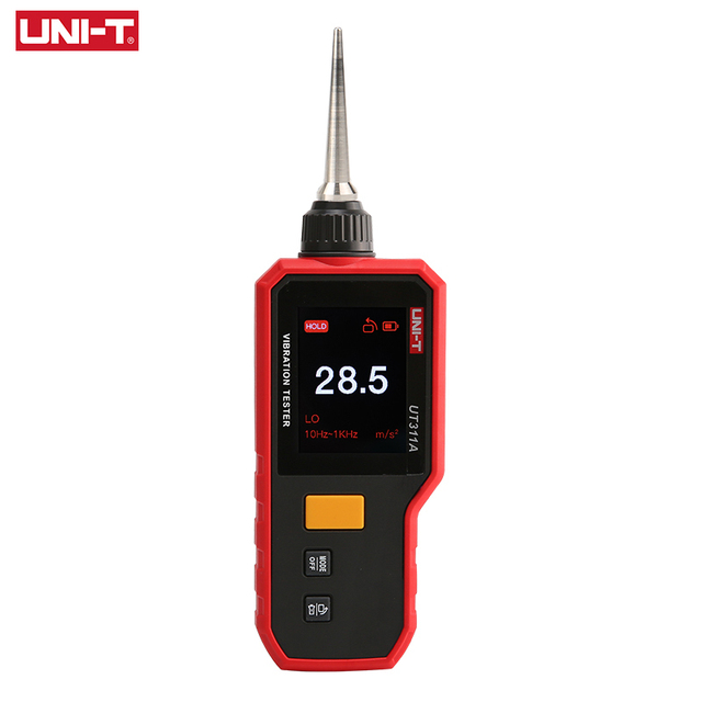 UT311A UNI-T Digital Meter 0.1 - 199.9m/s Vibration Analyzer High Precision Vibrometer LCD TFT Screen B510
