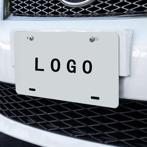 Groothandel Aanpasbare Decoratieve Kentekenplaat Mat/Glanzende Kleur Waterdicht Met Gepersonaliseerde Logo Blanco Kentekenplaat - Product Image 3