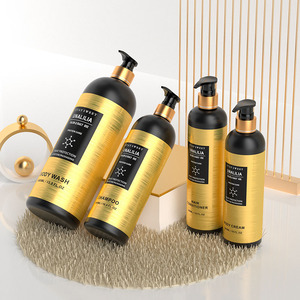 Tùy Chỉnh Logo 60Ml 120Ml 250Ml 500Ml 1000Ml Nhựa Trắng Đen PE Chai Tròn Với Bơm Cho Dầu Gội Gel Tắm Bao Bì - Product Image 4