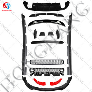 Chaoshenghang accessori auto auto labbra anteriori, labbro paraurti anteriore per schivare caricabatterie SRT 2015 2016 2017 2018 2019 2020 + - Product Image 5
