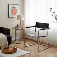 YOUTAI Fauteuil moderne créatif Middle pack House chaise de loisirs de salon en acier inoxydable