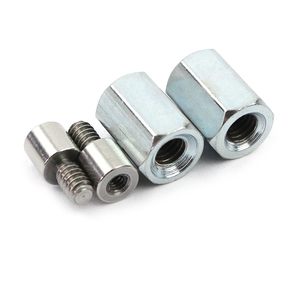 Entretoises filetées en gros, entretoises et fixations en laiton, acier, aluminium et plastique, avec placage au <span class=keywords><strong>zinc</strong></span> et entretoises simples - Product Image 1