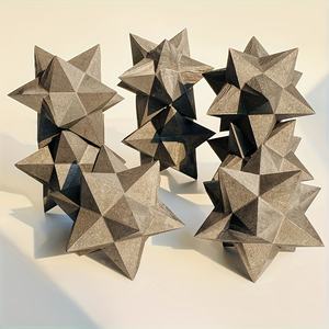 Estrellas Merkaba de Shungita Talladas a Mano, Cristales, Piedras Preciosas, Piedra de Meditación para Decoración del Hogar, Decoraciones de Cristal - Product Image 3