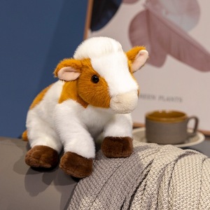 EN STOCK doux mignon kawaii peluches peluches animal vache juguetes poupée enfants bébé noir blanc vache peluche peluche jouet - Product Image 3