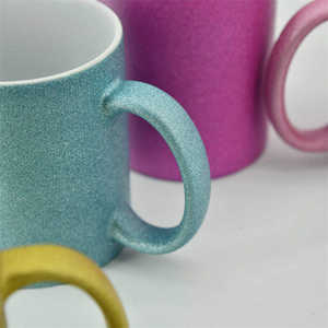 Tazas de cerámica para sublimación con purpurina para té de la leche, café, porcelana, <span class=keywords><strong>taza</strong></span> de almacén de EE. UU., 11oz, 330ml, caja <span class=keywords><strong>blanca</strong></span> - Product Image 3