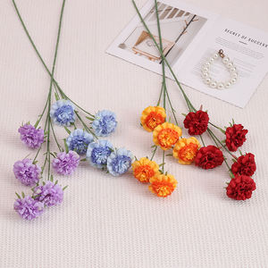 Flor Artificial de Cordyceps Sinensis, Flor de Seda de Cinco Cabezas, Decoración Suave para Bodas en Interiores y Exteriores, Modelo SCC-395, Estilo Florista - Product Image 6