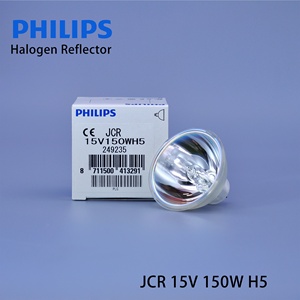 Ampoule halogène <span class=keywords><strong>Philips</strong></span> Reflector JCR 15V <span class=keywords><strong>150W</strong></span> H5 pour microscopes, endoscopes, éclairage médical - Product Image 1