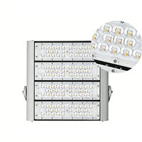 Lampu Sorot LED Aluminium Modul Terpisah 50W 150W 300W 400W IP66 AC85-265V Tahan Air Luar Ruangan Plaza Billboard Industri