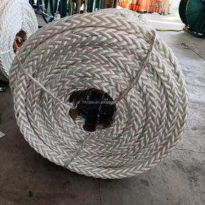 Cordage en polyester à 12 brins de 96 mm pour l'alimentation électrique des navires de guerre, la construction, les remorques de bateaux, l'emballage et autres cordages d'amarrage marins - Product Image 1