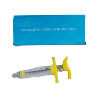 Seringue vétérinaire multi-tailles en acier et plastique coloré, dose réglable 20ml 30ml 50ml, injection animale