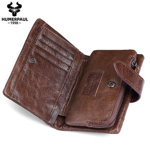 <span class=keywords><strong>Cartera</strong></span> de Cuero Genuino para <span class=keywords><strong>Hombre</strong></span> HUMERPAUL, con Portafolio, Monedero Pequeño, <span class=keywords><strong>Cartera</strong></span> de Cuero Personalizada - Product Image 5