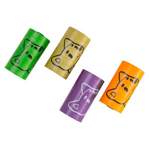 Environment Friendly Cornstarch Easy-Tie Handle Pet Poop Bag on Roll - Product Image 4