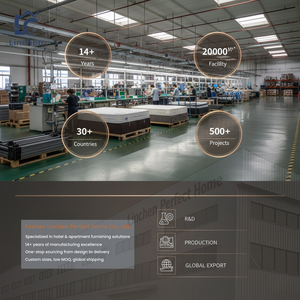 <span class=keywords><strong>Materasso</strong></span> Moderno in Memory Foam Arrotolato in Scatola, <span class=keywords><strong>Materasso</strong></span> a Molle Compresso Salvaspazio per Progetti di Appartamenti e Hotel - Product Image 6