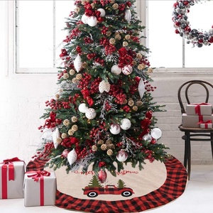 Best Quality Sparkly Silver Snowflake Sequin Luxury Faux White <strong>Fur</strong> Christmas Tree <strong>Skirt</strong> - Product Image 4