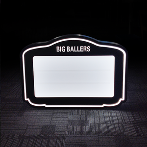 Venta al por mayor moderna Night Club Accesorios LED Neon Signled Scrolling Message Board Bottle Presenter Service Sign - Product Image 6