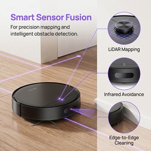 PF503 Robot Vacuum Cleaner 18000Pa Suction LDS Laser Navigation 3-in-1 Sweep <b>Mop</b> Smart Robotic Cleaner - Product Image 6