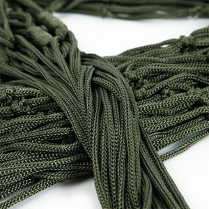 <span class=keywords><strong>Hamac</strong></span> maillé en corde de nylon <span class=keywords><strong>pour</strong></span> filet de couchage extérieur Portable Camping <span class=keywords><strong>jardin</strong></span> plage cour voyage balançoire lit suspendu 150kg capacité tout - Product Image 6